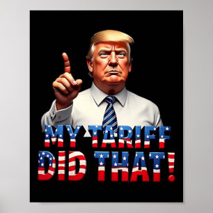 Mein Tarif hat das Shirt Protest Statement-T-Shirt Poster