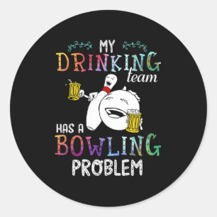 Mein Team hat ein Problem mit dem Bowling Runder Aufkleber