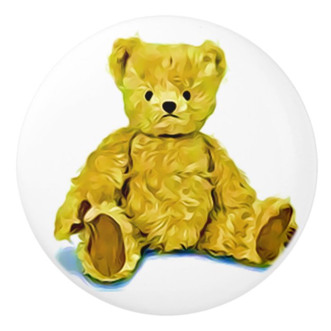 Mein Teddy Bar Friend Keramikknauf (Vorderseite)