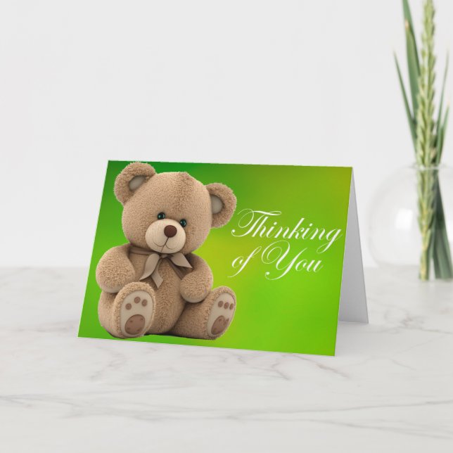 Mein Teddy Karte (Vorderseite)