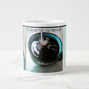 Mein Teetasse-Tasse-Becher mit lustigem Schlamm Jumbo-Tasse