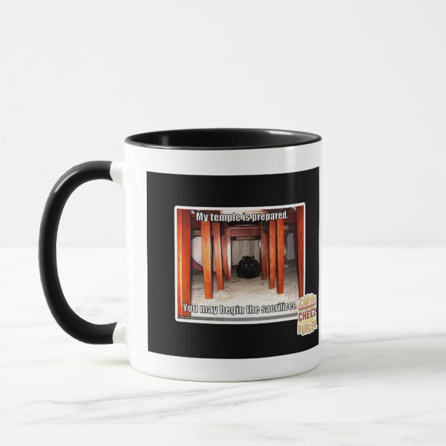 Mein Tempel wird vorbereitet Tasse (Links)