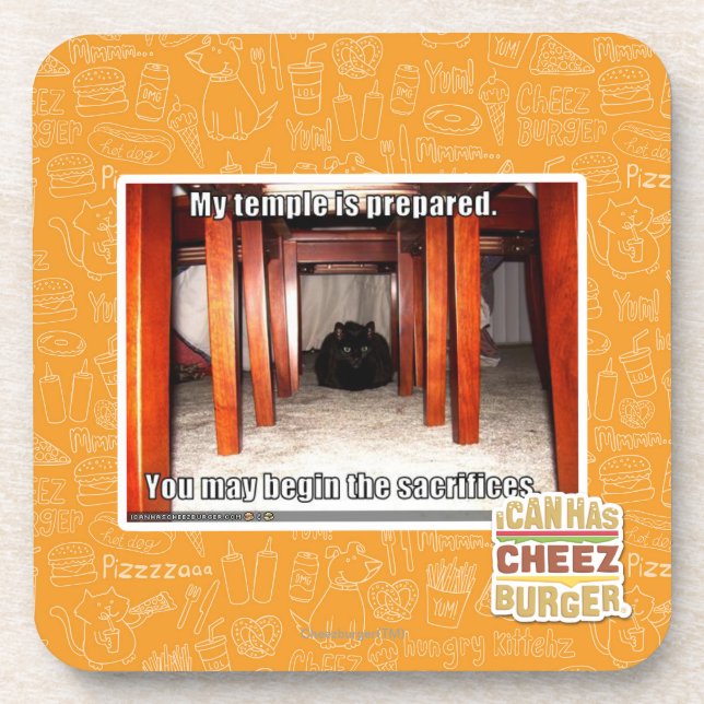 Mein Tempel wird vorbereitet Untersetzer (Vorderseite)