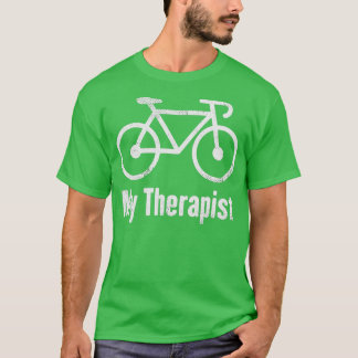 Mein Therapeut Bicycle Funny Bike Riding T-Shirt