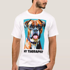 Mein Therapeut - Boxer Dog T-Shirt