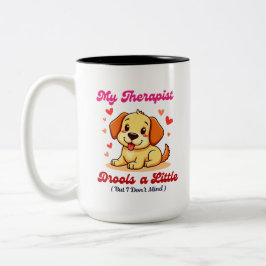 Mein Therapeut Drools ein wenig Zweifarbige Tasse