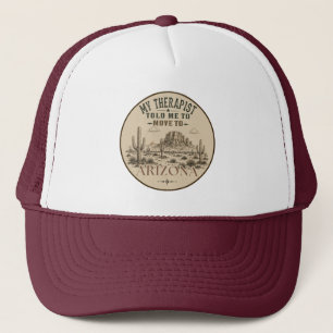 Mein Therapeut hat mir gesagt, ich solle nach Ariz Truckerkappe