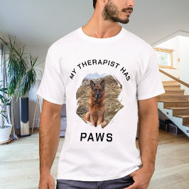 Mein Therapeut hat Pfoten-Foto T-Shirt