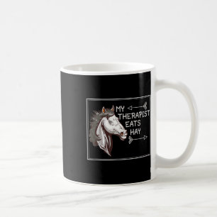 Mein Therapeut isst Hay English Riding Dressage Ho Kaffeetasse