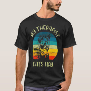 Mein Therapeut isst Hay Rider Jockey Ho T-Shirt