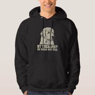 Mein Therapeut wedelt mit dem Schwanz Great Pyrene Hoodie