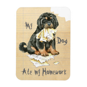 Mein tibetischer Mastiff Ate Meine Hausaufgaben Magnet