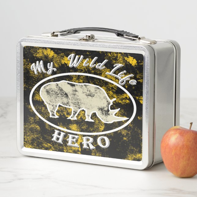 Mein Tierheld Metall Brotdose (Beispiel)