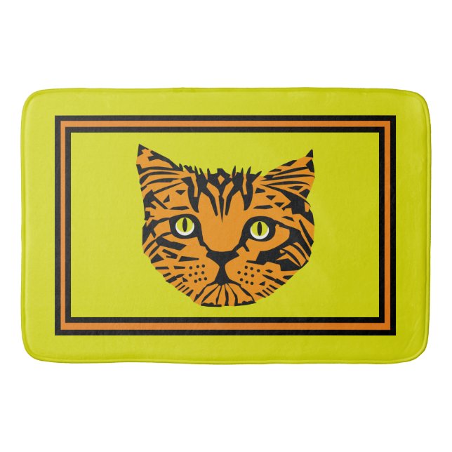 Mein Tiger Baby Gesicht Badematte (Vorderseite)