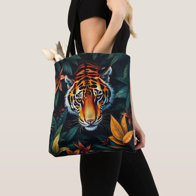 „Mein Tiger“ – Farbporträt eines Tigers (Von Nahem)