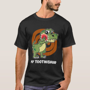 Mein Toothisour - Dinosaurier mit Zahnschmerzhilfe T-Shirt