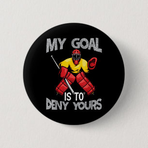 Mein Torwart sagt lustiges Feldhockey Button