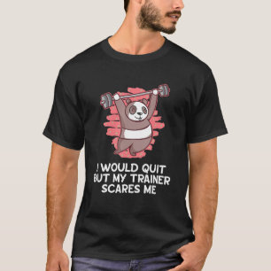 Mein Trainer erschreckt mich Lustiger Workout-Humo T-Shirt