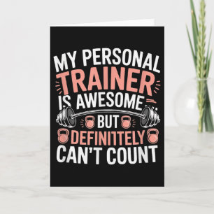 Mein Trainer ist großartig, kann aber definitiv ni Karte