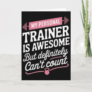 Mein Trainer ist großartig, kann aber nicht zählen Karte