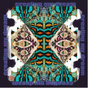 Mein Traum gestalten Fotoskulptur Magnet