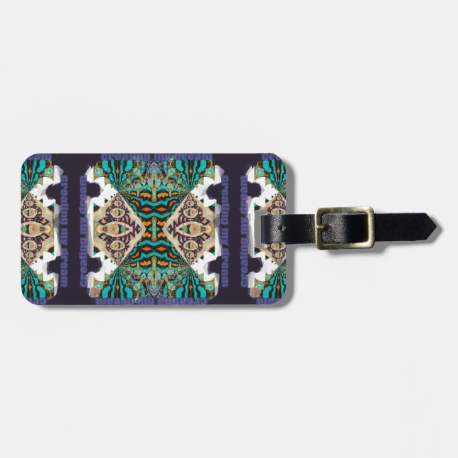 Mein Traum gestalten Gepäckanhänger (Vorderseite horizontal)