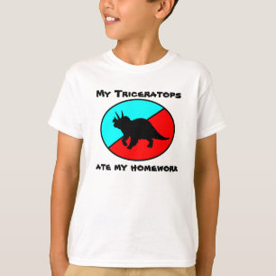 Mein Triceratops aß meine Hausaufgaben T-Shirt