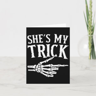 Mein Trick Halloween Kostüm Matching Couple Boyfri Karte