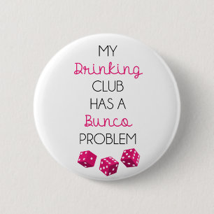 Mein trinkender Verein hat ein lustiges Button