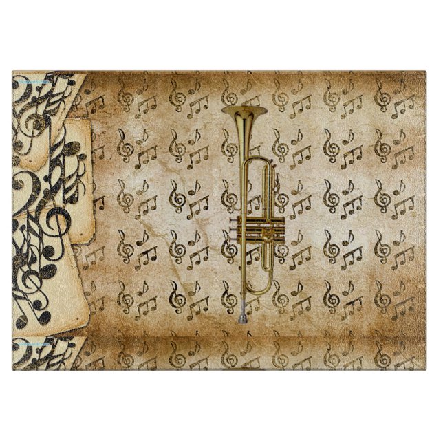 Mein Trumpet_ Schneidebrett (Vorderseite)