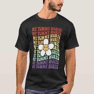 Mein Tumor schmerzt Tummy Ache Survivor Retro Sonn T-Shirt