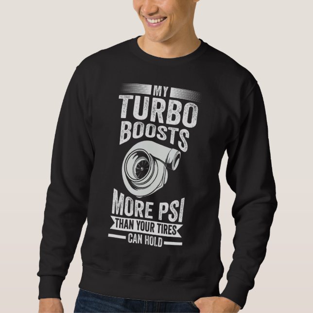 Mein Turo fährt mehr Auto Sweatshirt (Vorderseite)