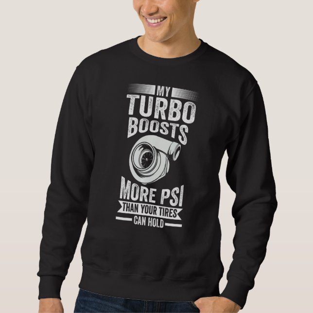 Mein Turo fährt mehr Auto Sweatshirt (Vorderseite)