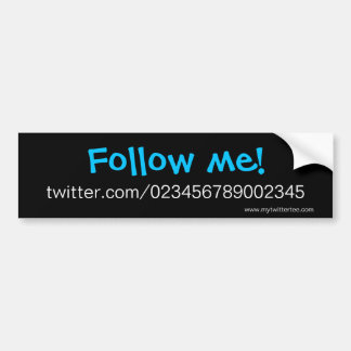Mein Twitter-T-Shirt - Autoaufkleber