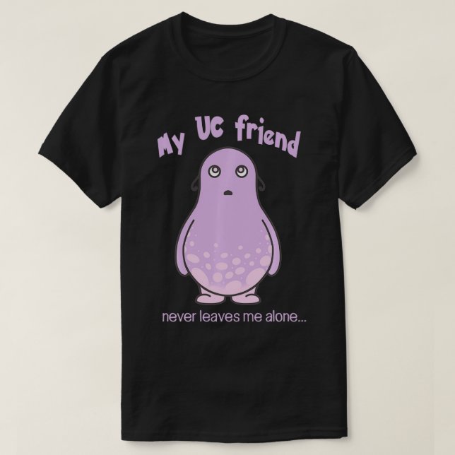 Mein UC Freund mit Elly, dem ulzerativen Colitis C T-Shirt (Design vorne)