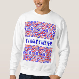 MEIN UGLY SWEATER Personalisiertes Weihnachts-Swea Sweatshirt