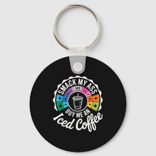 Mein Und Knall Kaufen Eisgekühlter Kaffee 2 Schlüsselanhänger