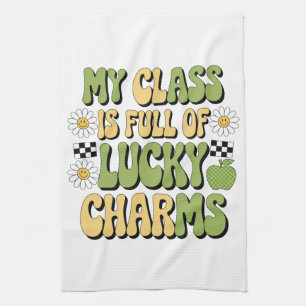 Mein Unterricht ist voller Lucky Charms Patrick-Le Geschirrtuch