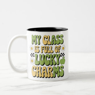 Mein Unterricht Ist Voller Lucky Charms Patricks L Zweifarbige Tasse