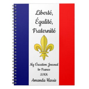 Mein Vacation Journal nach Frankreich Notizblock