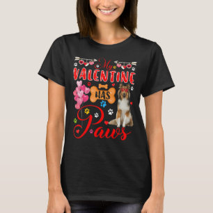 Mein Valentin hat eine Brille-Shetland-Scheefdund- T-Shirt