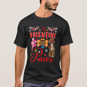 Mein Valentin hat eine Niedliche Poodle Sonnenbril T-Shirt