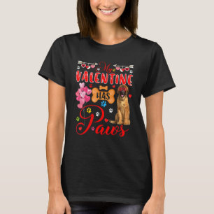 Mein Valentine hat eine Niedliche Leonberger-Sonne T-Shirt