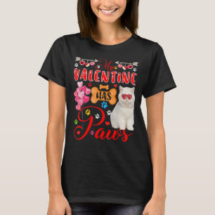 Mein Valentine hat extrem kurze Katzen-Sunglas T-Shirt