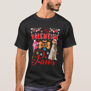 Mein Valentine hat Paws Labrador Retriever Sunglim T-Shirt