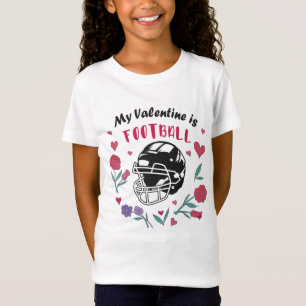 Mein Valentine ist die Football Business Card Napk T-Shirt
