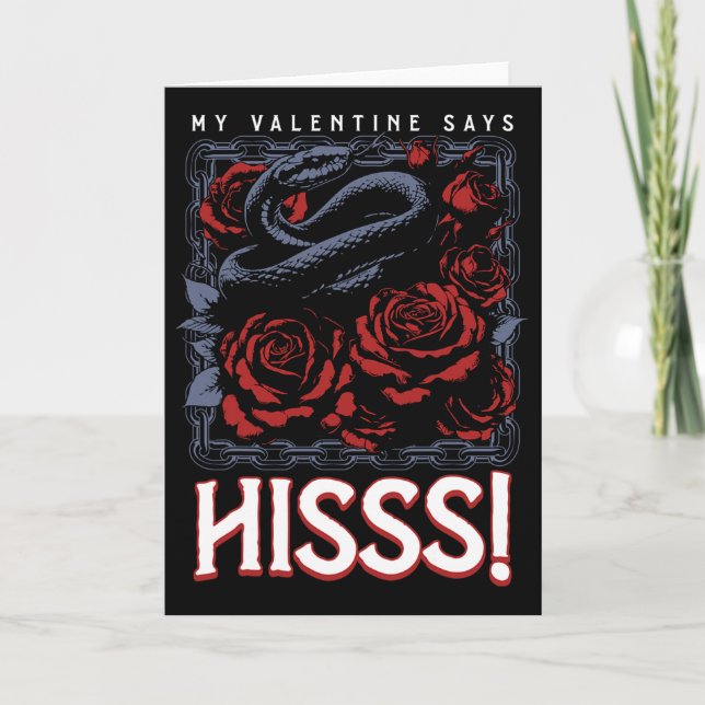 Mein Valentine sagt5  Karte (Vorderseite)