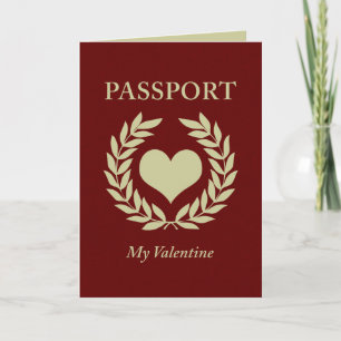 mein Valentins-Pass Feiertagskarte