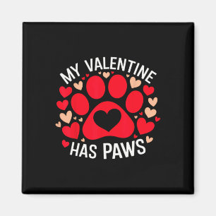 Mein Valentinsgruß Hat Pfoten Valentinstag Hund Magnet