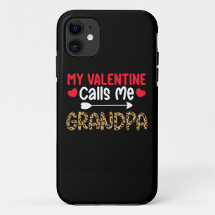 Mein Valentinstag nennt mich Großvater Leopard Büf Case-Mate iPhone Hülle